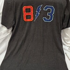 For the Bay 813 TampaBay Buccaneers Lightning Rays Logos Unisex Large T-shirt